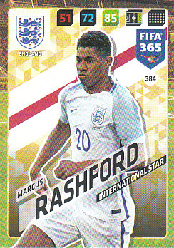 Marcus Rashford England 2018 FIFA 365 International Star #384